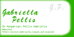 gabriella pellis business card